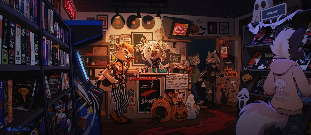 steviefeesh's tweet image. Heeey it's #PortfolioDay!! :3
I'm Stevie! A freelance illustrator, a concept and BG artist! I love drawing colorful arts of animal people and I'm open for work and any opportunities ✨
🎨steviechoo.com
✉️stevie.choo26@gmail.com