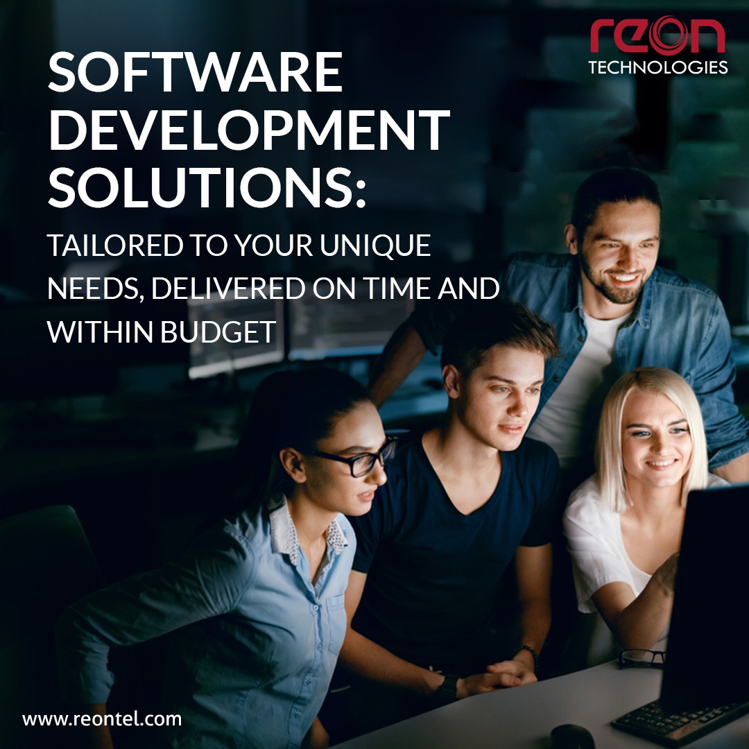 Unlock success with our software development solutions, tailored to your unique needs, always delivered on time and within budget. Explore Reon today!

📞: 056 560 2357, +971 42 834688
🌍: reontel.com

#SoftwareDevelopment #CustomSoftware #Coding
#reontechnologies