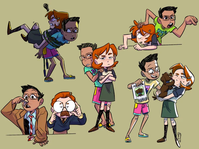 #PortfolioDay Hey I'm an artist based in NYC who's worked in animation (commercial and television) and comics. I'm currently a storyboard revisionist and also doing some for-fun visual dev on some personal projects I'd love to pitch as a comic someday. 