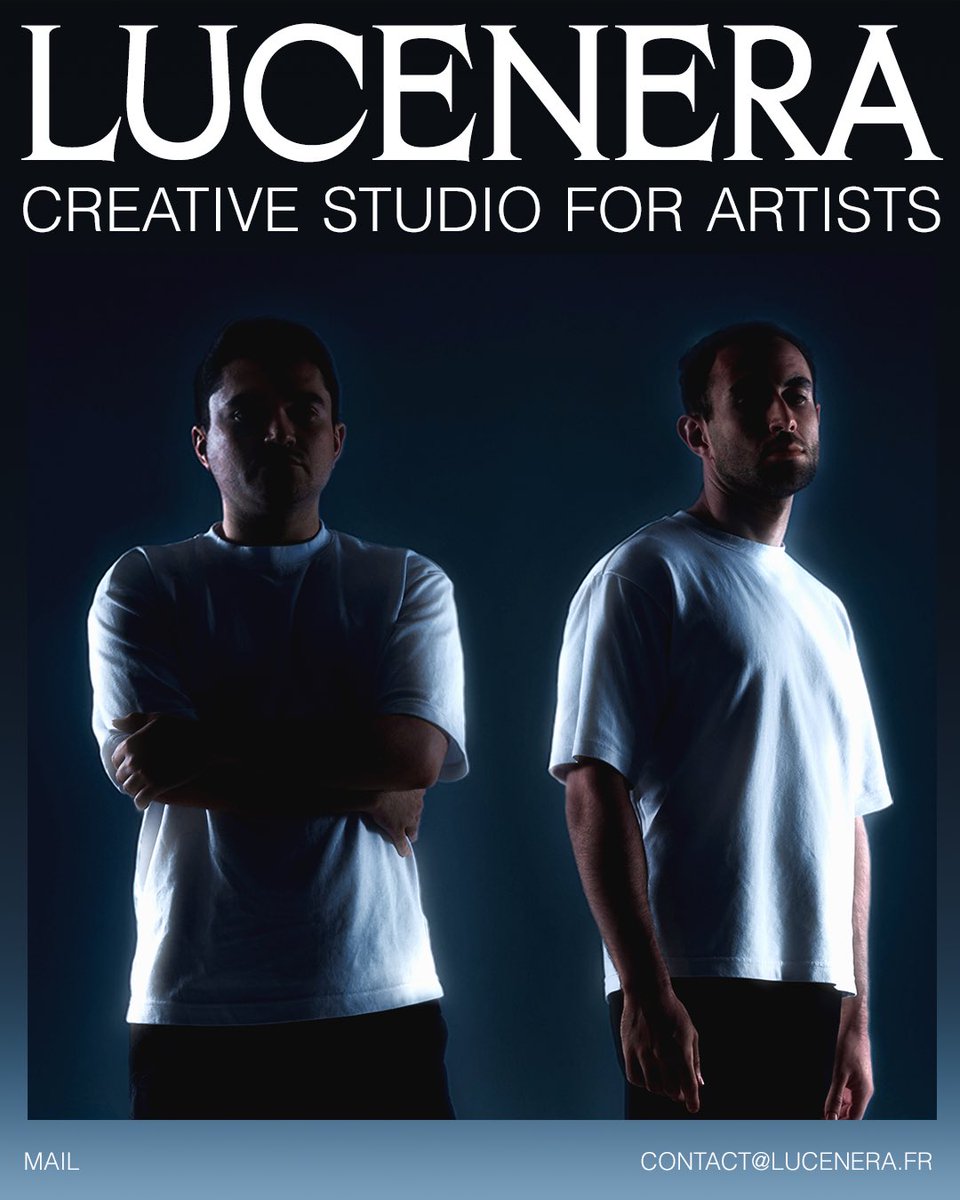 arthur_connault's tweet photo. LUCENERA • CREATIVE SERVICES
 
DIRECTION ARTISTIQUE GLOBALE :
+CREATION DE COVER
+IDENTITÉ GRAPHIQUE
+PACKAGING CD/VINYLE
+PHOTOGRAPHIE
+VISUELS 3D
+PRINT
+CREATIVE CONSULTING
+CREATIVE STRATEGY

MAIL : contact@lucenera.fr https://t.co/mDm54k5LDj