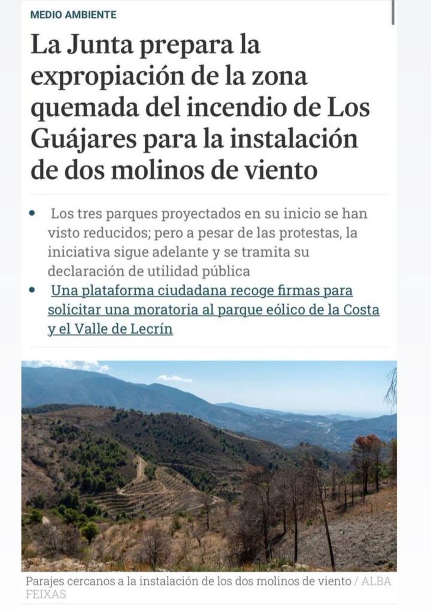 ¿Os acordáis de los incendios provocados en los Guájares?
👇🏼🤮🤮🤮
