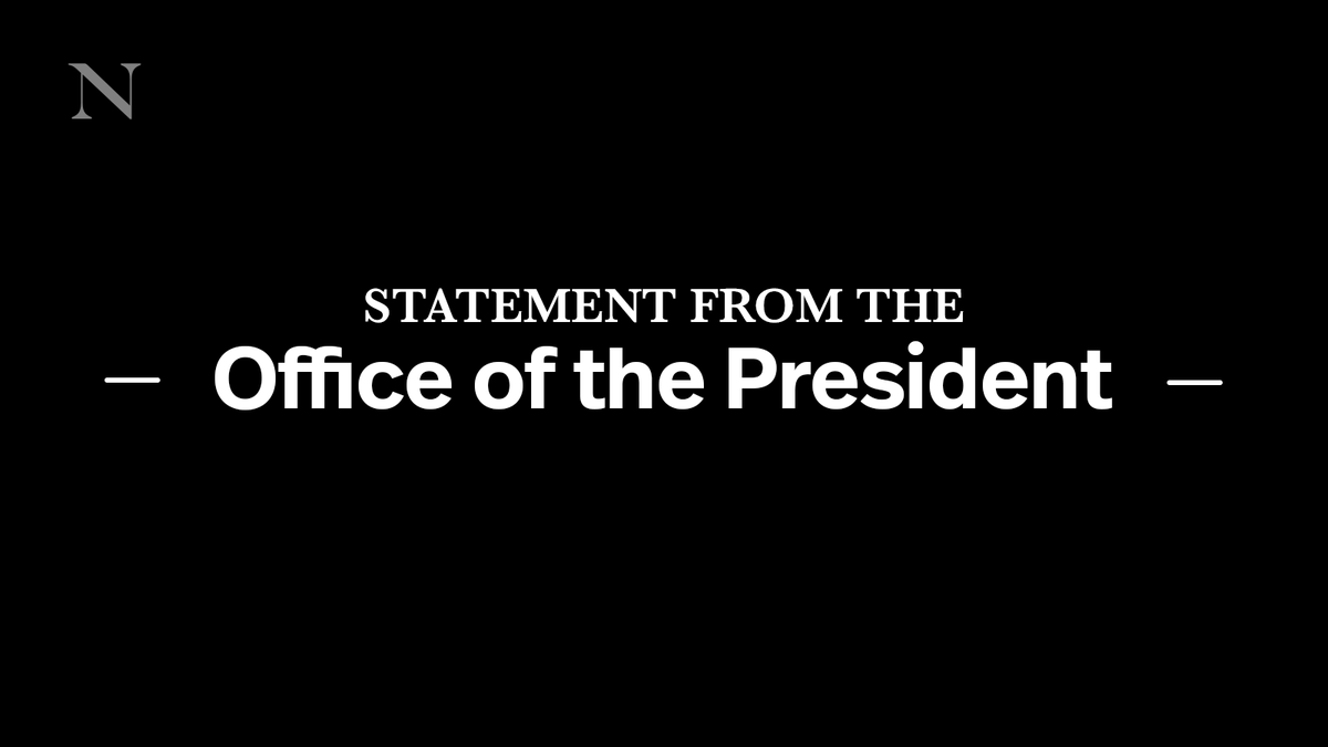 United against hatred. A statement from the Northeastern University President, Provost and Chancellor: bit.ly/3Qbm62Q