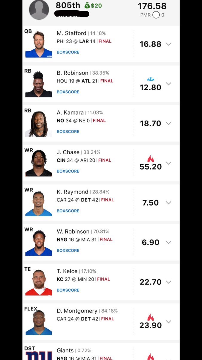 On_Tap_Bets's tweet photo. 2/2 weekend once again, barely made our way into the primetime but got it done! If we get 5 likes I'll give free lineup for Thursday night game! https://t.co/Q6dsekfbli