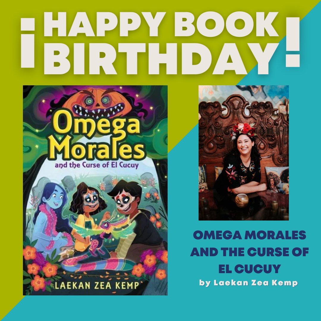 LasMusasBooks's tweet image. 🎉Please join us in wishing a very happy book birthday to OMEGA MORALES AND THE CURSE OF EL CUCUY by Musa, Laekan Zea Kemp!🎉 

Congratulations, @LaekanZeaKemp! 

#writingcommunity #kidlit #ChildrensBooks #LasMusasBooks