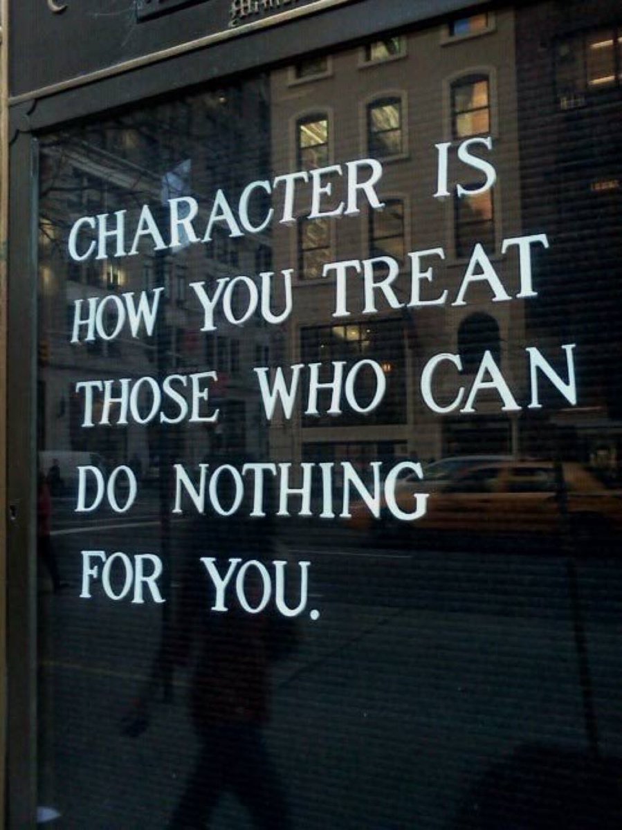 Character is how you treat
those who can do nothing
for you.
Your kindness matters.

#WorldMentalHealthDay
#WorldHomelessDay