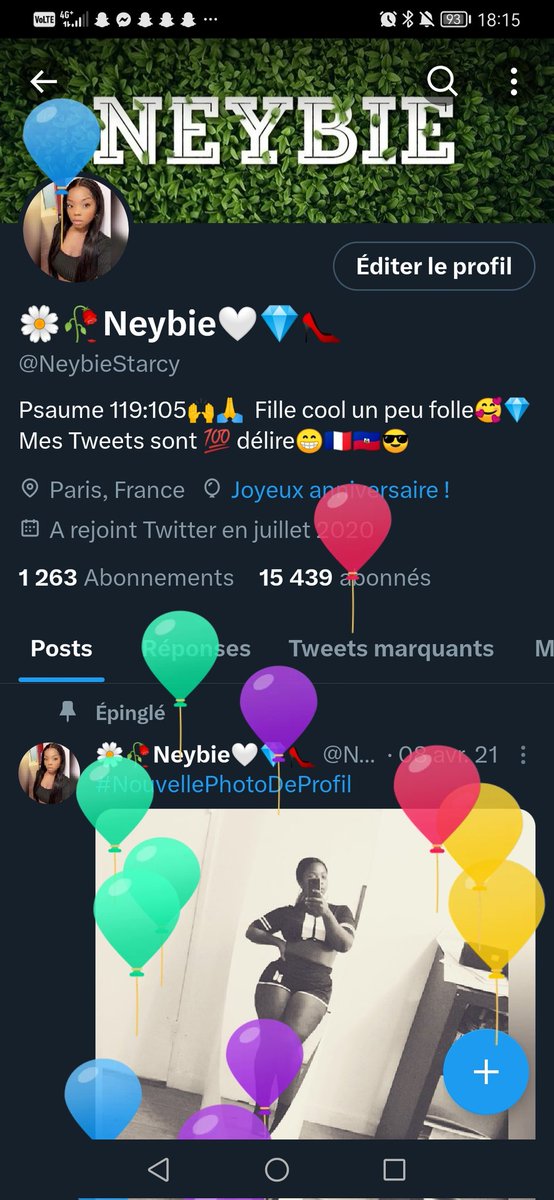 J'ai des ballons😍🥳🎉