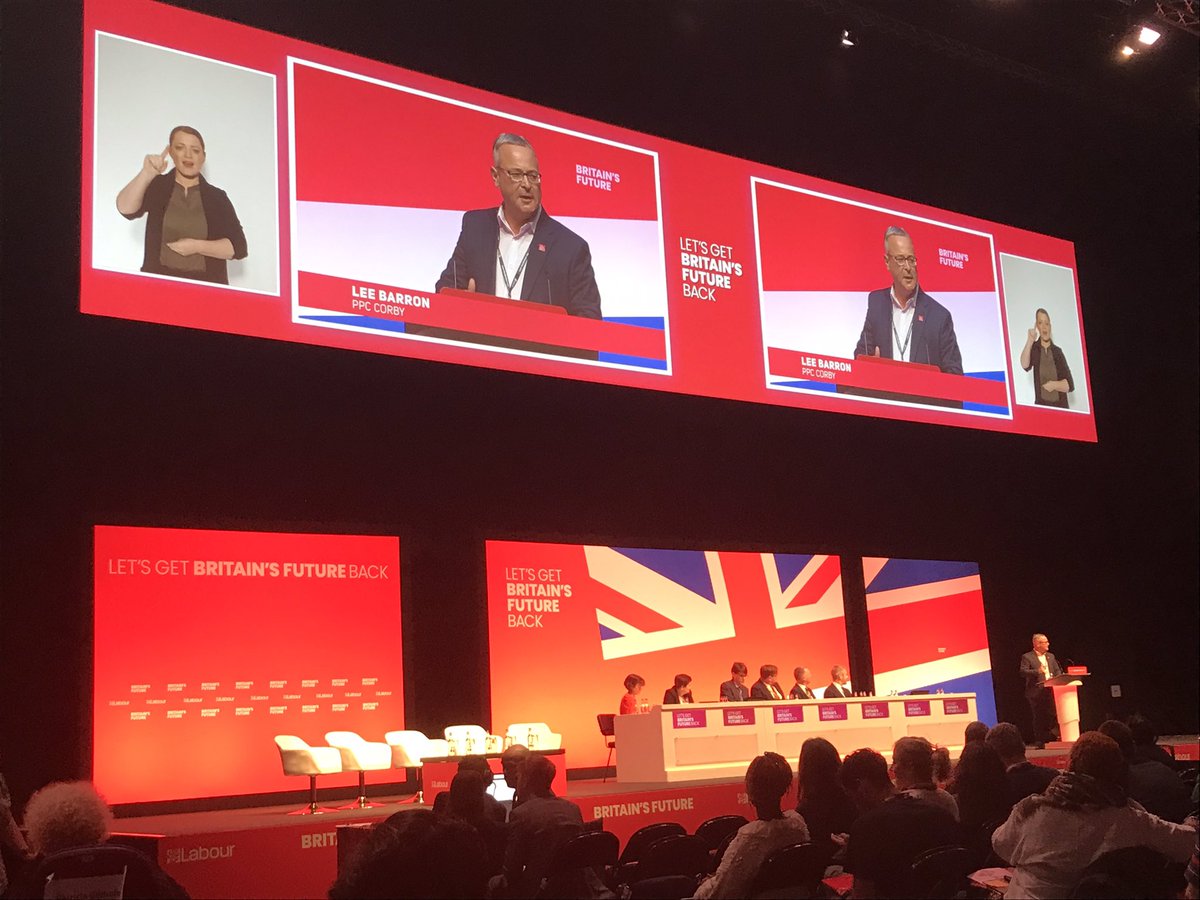 A fantastic speech by @LeeBarronLabour on the #NewDealForWorkingPeople which will transform the world of work. 🌹✊
