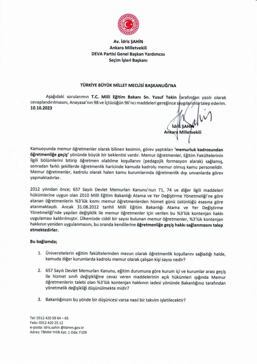 #memuröğretmenler @Kamu_Meb <a href="/Kamu_Express/">Kamu Express</a> <a href="/kamudanhaber/">Kamudanhaber🇹🇷</a> <a href="/Kamubiz_com/">Kamubiz KAMU HABERLERİ BİZDEN!</a> <a href="/ogretmenlersyfs/">Öğretmenler Sayfası</a> <a href="/sahin_aybek/">Şahin Aybek</a> <a href="/avidrissahin/">Av. İdris Şahin</a> <a href="/Yusuf__Tekin/">Yusuf Tekin</a> <a href="/mebpgm/">Personel Genel Müdürlüğü</a> <a href="/tcmeb/">Millî Eğitim Bakanlığı</a> <a href="/TBMMresmi/">TBMM</a> <a href="/RTErdogan/">Recep Tayyip Erdoğan</a> <a href="/devapartisi/">DEVA Partisi</a> @oygmmeb @FOXhaber