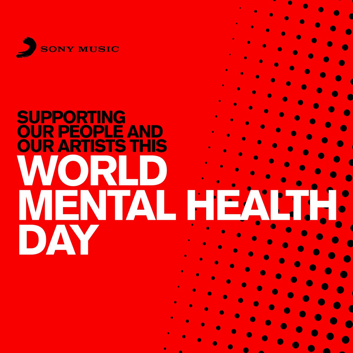 At Sony Music, we strive to put our people first and artists forward 365 days a year. That includes prioritizing support for their wellbeing and mental health. (1/2)