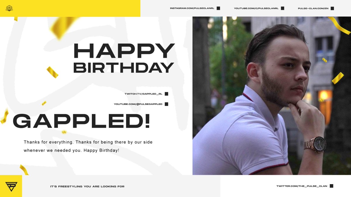 Pulse Clan (@the_pulse_clan) on Twitter photo Are you today's date <a href="/Gappled_RL/">Pulse Gappled</a>? Because you're a 10/10 ๐ซถ
Happy birthday to the legend Gappled himself! Hope you have a wonderful day ๐ Are you today's date <a href="/Gappled_RL/">Pulse Gappled</a>? Because you're a 10/10 ๐ซถ
Happy birthday to the legend Gappled himself! Hope you have a wonderful day ๐