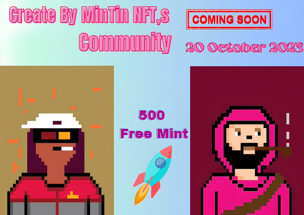 WasnNFT's tweet photo. 500 Free Mint.
   2000 NFT,s 
#nftprojects #nftcollection #NFTCommunitys #nft #nftsale #nftart https://t.co/nyhZvxodA8
