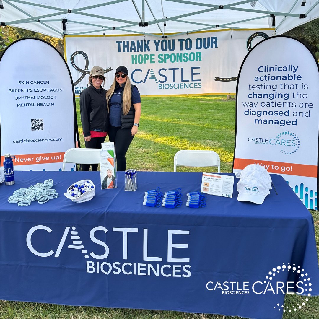 CastleBio's tweet photo. A snapshot from this weekend's L.A. Miles for Melanoma 5K β we were so happy to help @CureMelanoma reach 119% of their goal, raising more than $92,000!
Rhiannon Johnson and Brittany Easley representing #TeamCastle. #CastleCares #FallIntoHealthyHabits https://t.co/37FpaGyGP7