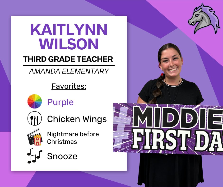 MiddletownOH's tweet photo. 🌟 Get to know Kaitlynn Wilson, one of our #MiddieRisers and a third grade teacher at @AmandaEleTweets. #MiddieRising https://t.co/vmrcCnq1ov