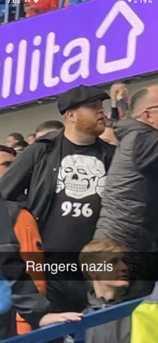 DanielT39969281's tweet photo. @SRTRC_England @trevor8sinclair @BFCCT_ Show Racism the Red card ignored this 👇👇👇 Nazi flags at IBROX 🇬🇧🇬🇧👍👇 https://t.co/zlHTFUZddr