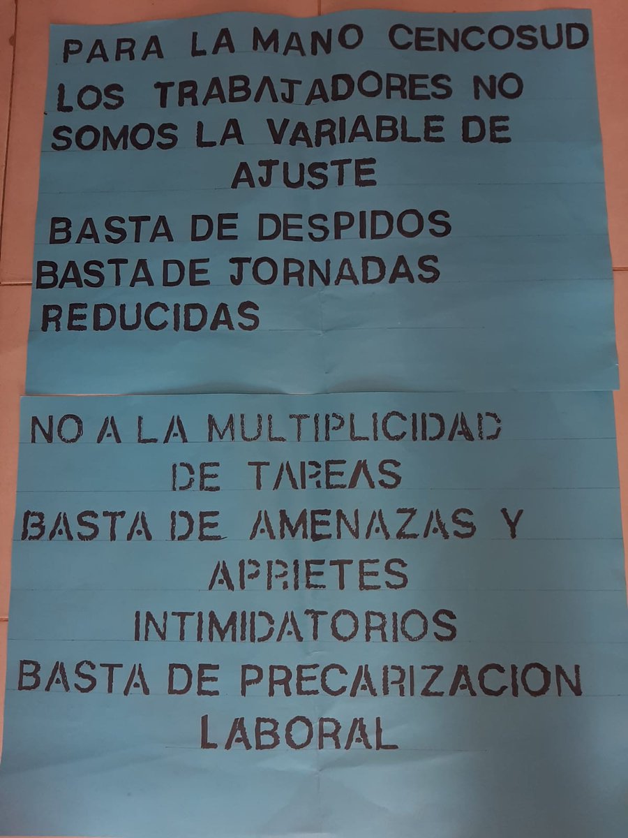 BASTA DE DESPIDOS EN CENCOSUD!!!!!