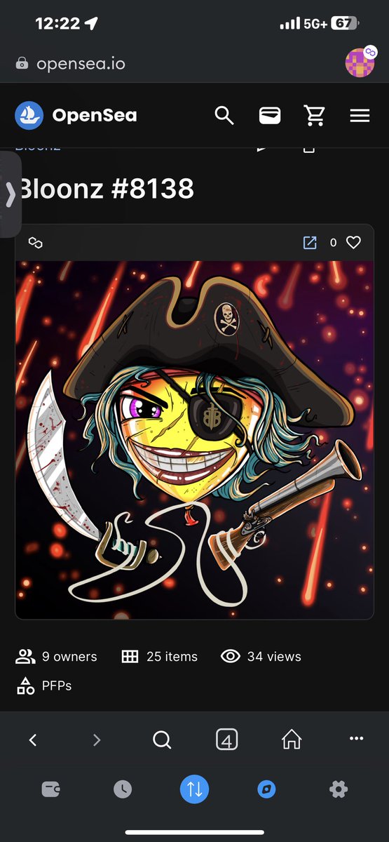 So i may have won todays battle #Bloonz in the <a href="/Bloonz_NFT/">Bloonz🎈</a> discord i need the last one now next month to complete the set but u still got more than 15 chances to win this one and all of November for the last one rumbles every day at noon est join in don’t miss out