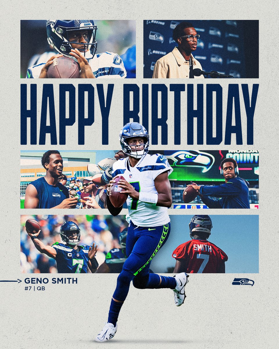 A leader and person we all look up to. 

Happy Birthday, <a href="/GenoSmith3/">Geno</a>! 🎂