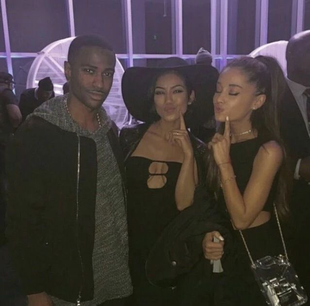 olwestside's tweet image. Ariana grande, Big sean and jhene aiko in 2014