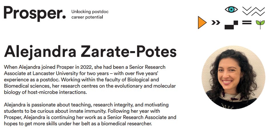 ProsperPostdoc's tweet photo. Today on our #postdoc series we're featuring @PotesZarate - Alejandra joined Prosper wanting to take control of her career planning and figure out her long-term priorities. Read her story (and those of other Prosper pilot postdocs) here: https://t.co/EjtftWGuIA https://t.co/CmnN3TeDbH