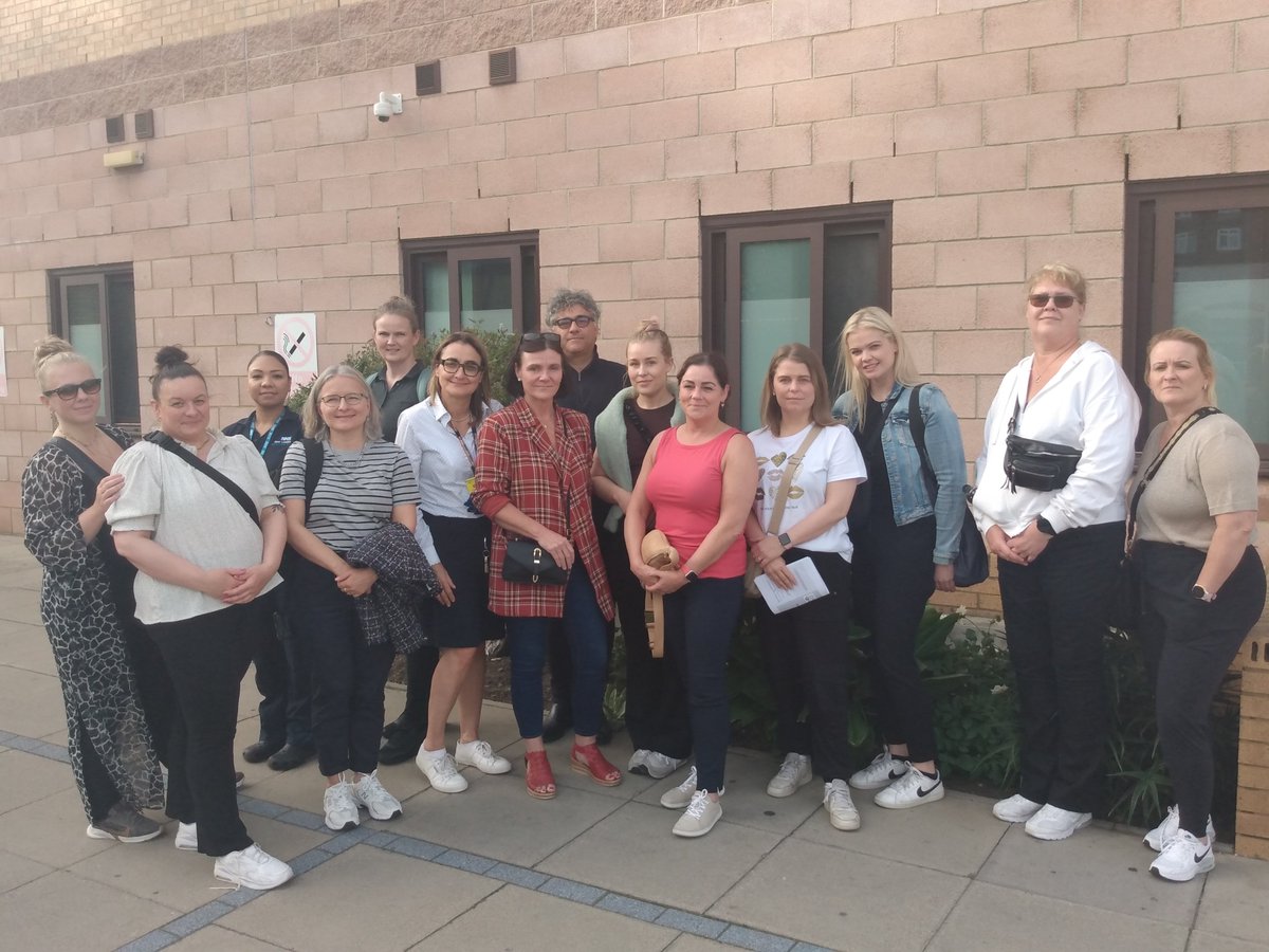 NHS_ELFT's tweet photo. The City and Hackney Perinatal team hosted 12 Icelandic visitors on a two-day fact-finding visit. A great opportunity to compare approaches and share knowledge on World Mental Health Day #WMHD2023  @LorraineSunduza @EdwinCCN @huhmaternity @NHSHomerton @hackneycouncil @Tanyamcarte https://t.co/k3ExvVzu8o