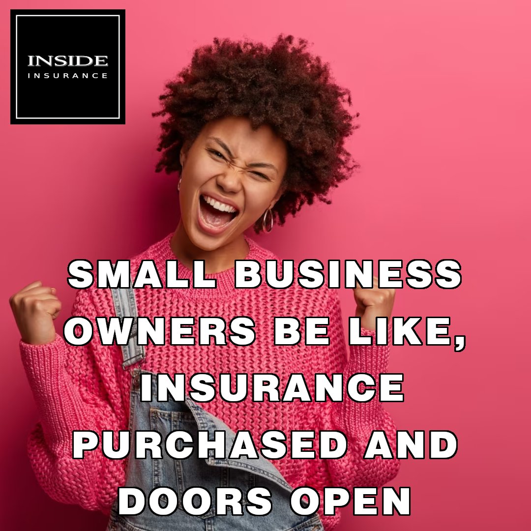 InsideIns_LLC's tweet image. Launching a business? Don't forget the insurance – it's the bungee cord for your entrepreneurial leap!
#SmallBusiness #FinallyOpen #InsideInsurance