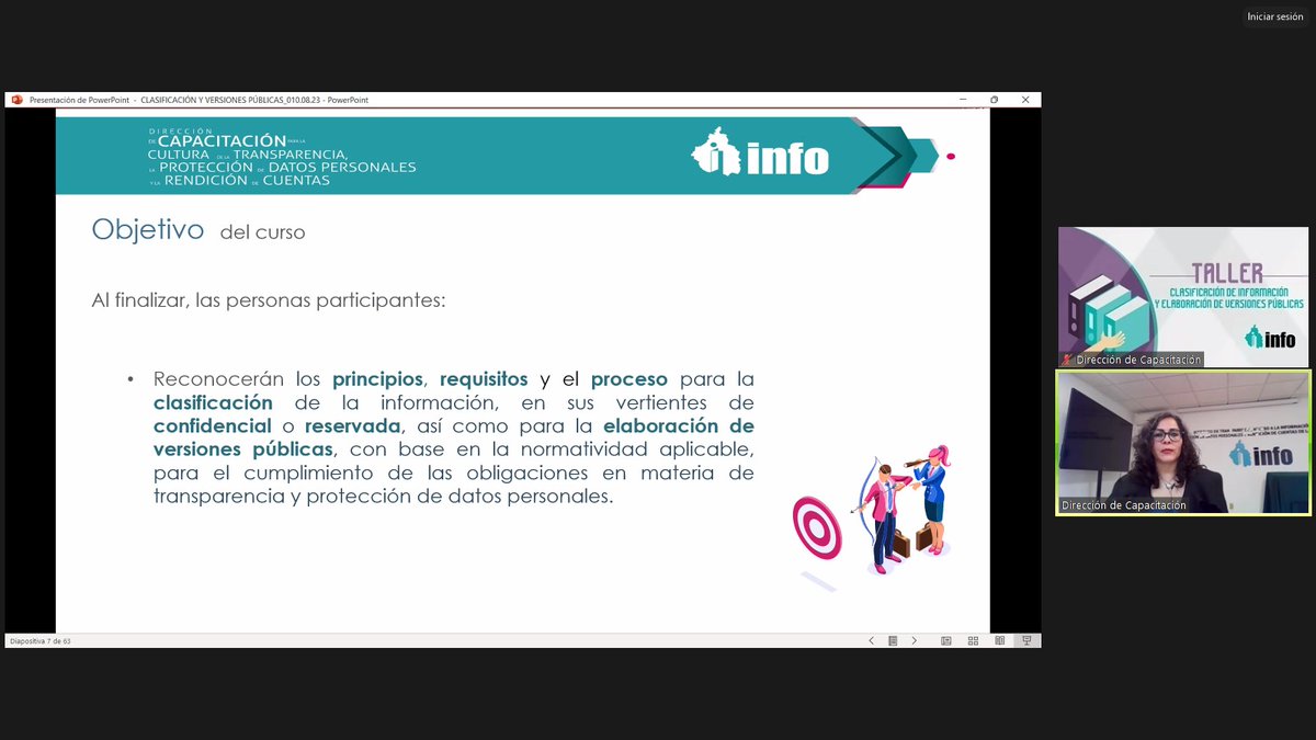 InfoCdMex's tweet photo. Personal de la Dirección de Capacitación del INFO CDMX imparte el Taller: Clasificación de Información y Elaboración de Versiones Públicas, el cual está dirigido a personas funcionarias públicas de esta Ciudad.
#CapacitaciónINFO https://t.co/16PkmO7dp1