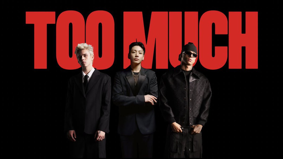 btspicstwt_'s tweet photo. [📸 PHOTOS] 

"#TooMuch" by Jungkook, Kid Laroi and Central Cee.. https://t.co/GndzgHr4Kb