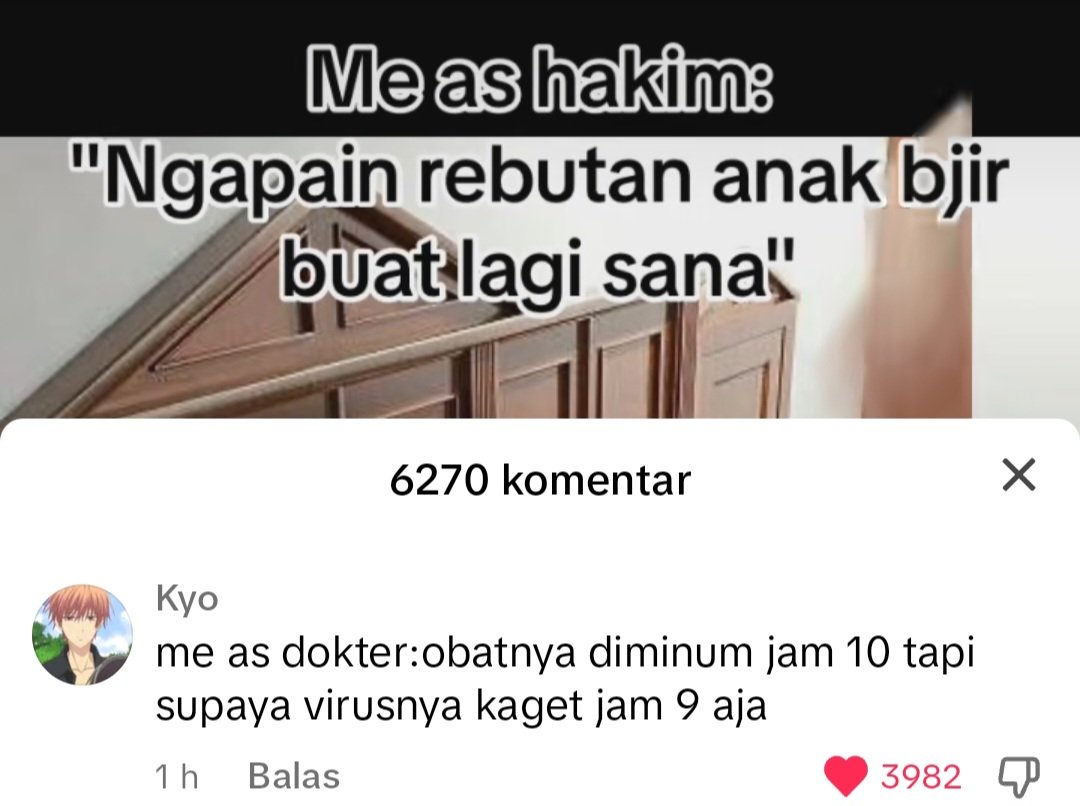 dunyabdi's tweet photo. @tanyarlfes gue ngetawain jokes ini setidaknya 5 menit 😭 https://t.co/XJSk3eR8lV