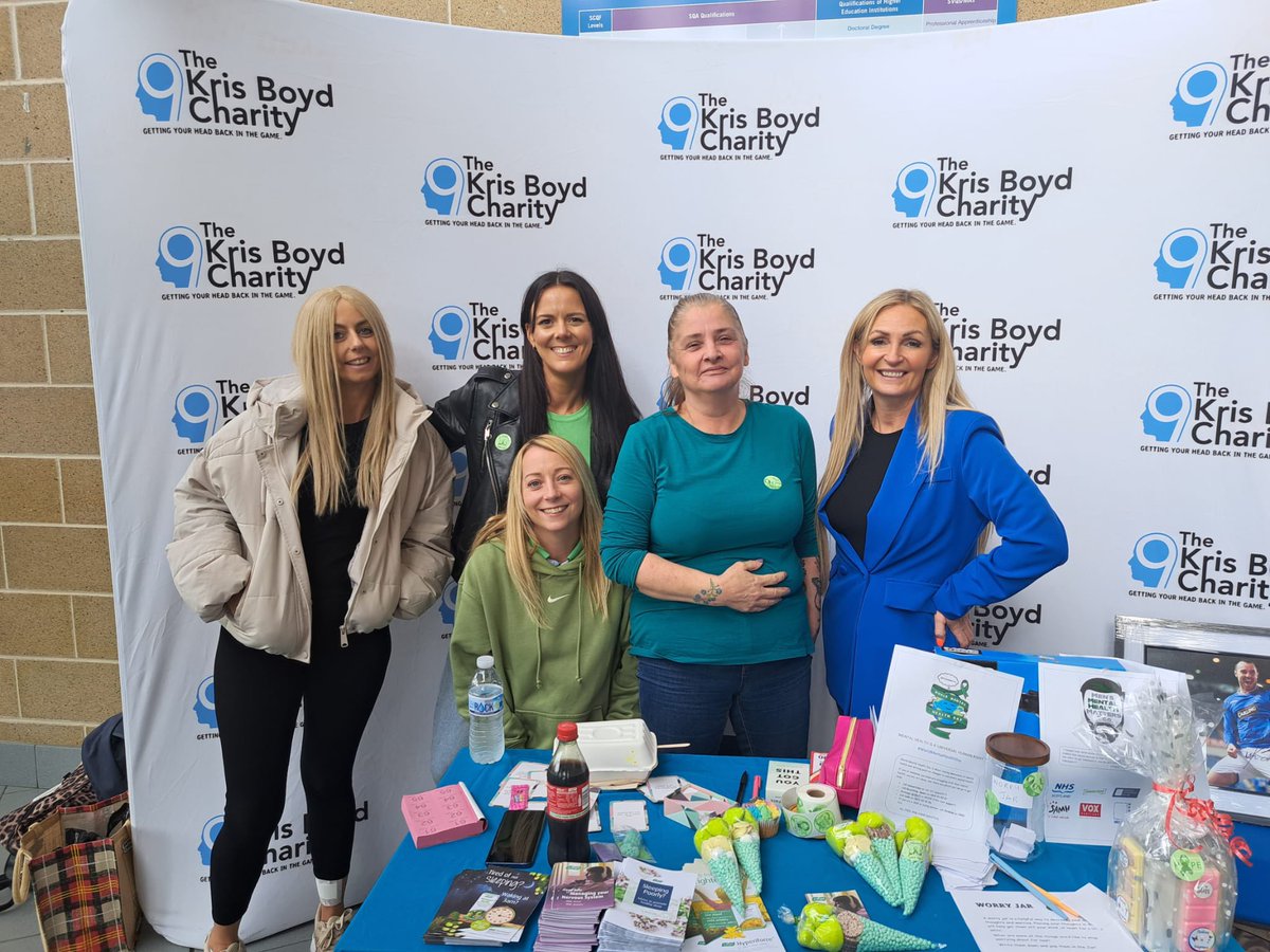 ACHealth_Social's tweet photo. Access to Nursing B class at Kilwinning ran a successful event today spreading mental health awareness and fundraising for some great charities. https://t.co/xmjMX0MUiE