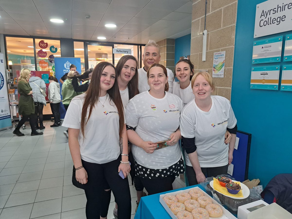 ACHealth_Social's tweet photo. Access to Nursing B class at Kilwinning ran a successful event today spreading mental health awareness and fundraising for some great charities. https://t.co/xmjMX0MUiE
