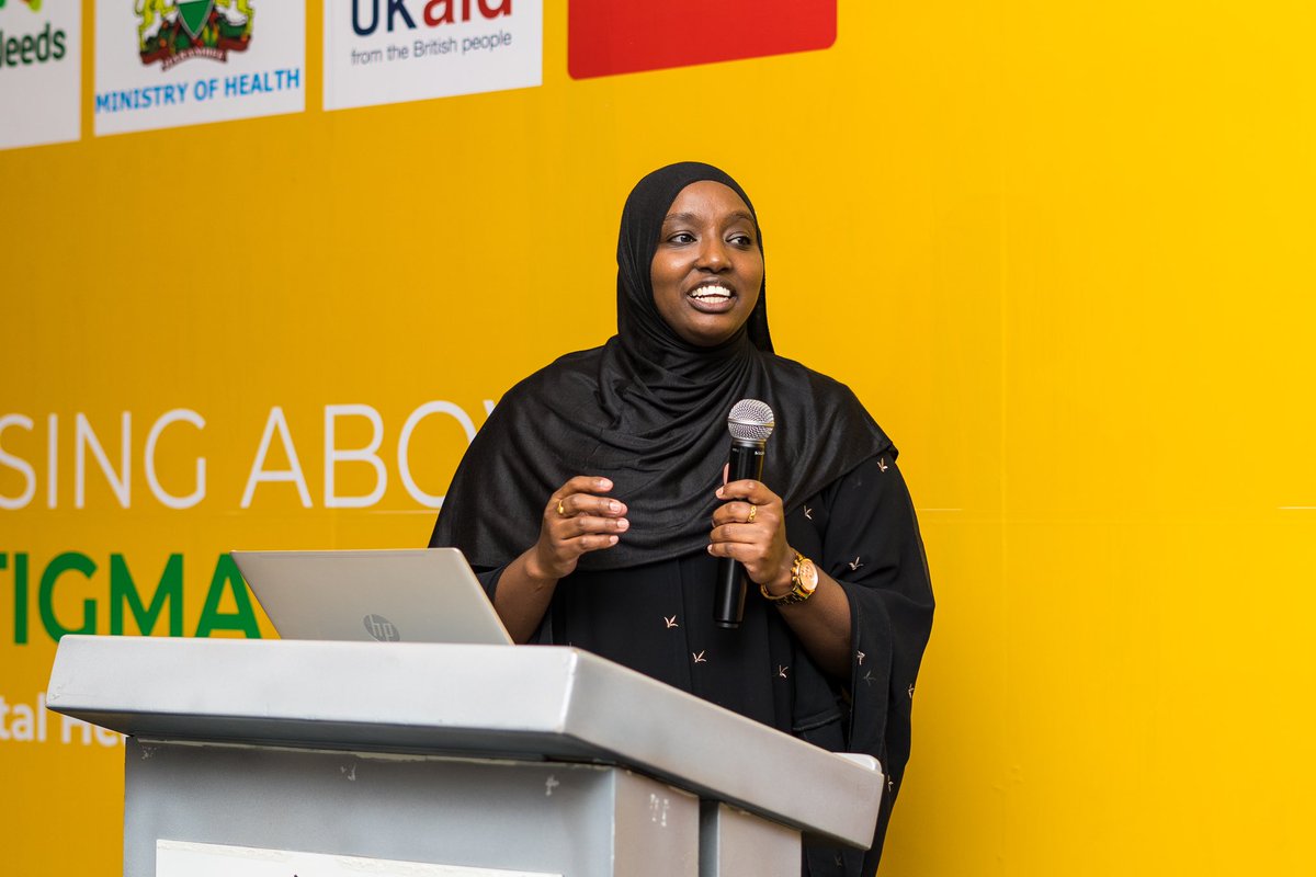 HalimaOsman_'s tweet photo. Today on #WorldMentalHealthDay , I'm grateful for joining the #RisingAboveStigma summit by @BasicNeeds_KE. Made a presentation on @MediaCouncilK efforts in combating mental health stigma among journalists and in media reporting on mental health issues.
#MentalHealthAwareness https://t.co/l74Sh7OFlc