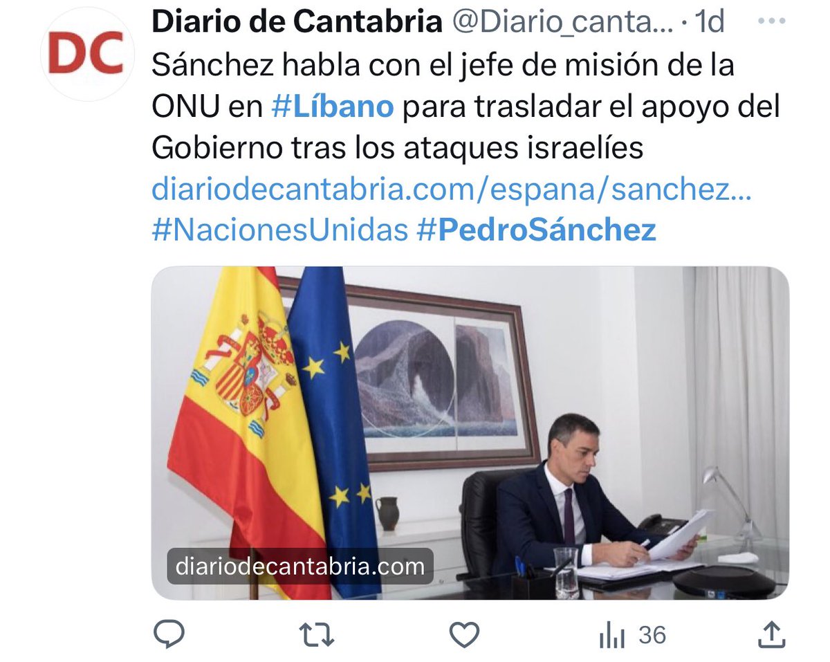 LeaAlMono7's tweet image. Si me encuentro en situación de peligro y me llama este tipo diciendo que esté tranquilo que el Gobierno de #España me apoya es cuando empiezo a jiñarme patas abajo.

#Israel #Libano #Gaza #Jerusalén