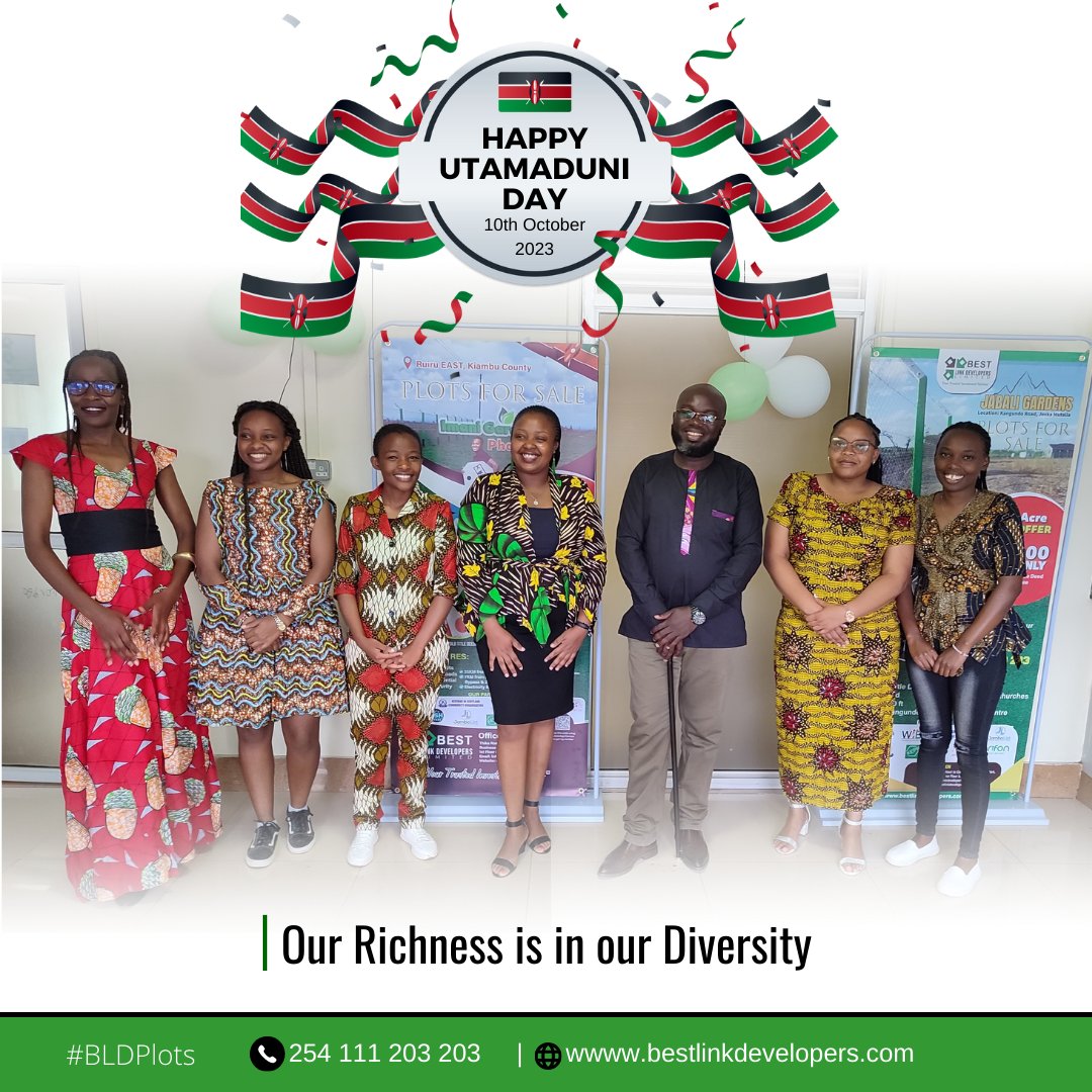 DevelopersBest's tweet photo. Huduma Day or Utamaduni Day?

Ni UTAMADUNI wetu kuku-HUDUMIA kila siku, iwe ni #HudumaDay  au #UtamaduniDay  ama MOI DAY... kwetu ni OPEN DAY kuwa HUDUMIA wateja

Because your dream to own a piece of our Mother Land is TRUE https://t.co/6TsrFOTvMo