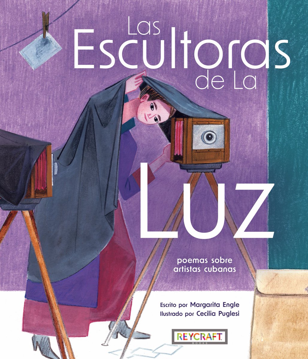 Happy book release day! @ReycraftBooks #CeciliaPuglesi #SculptorsOfLight #Lasescultorasdelaluz #childrensbooks #Cubabooks #Poetry #poesía #artists #womenshistory #DiverseDreamers #Diverse_Verse #HispanicHeritageMonth