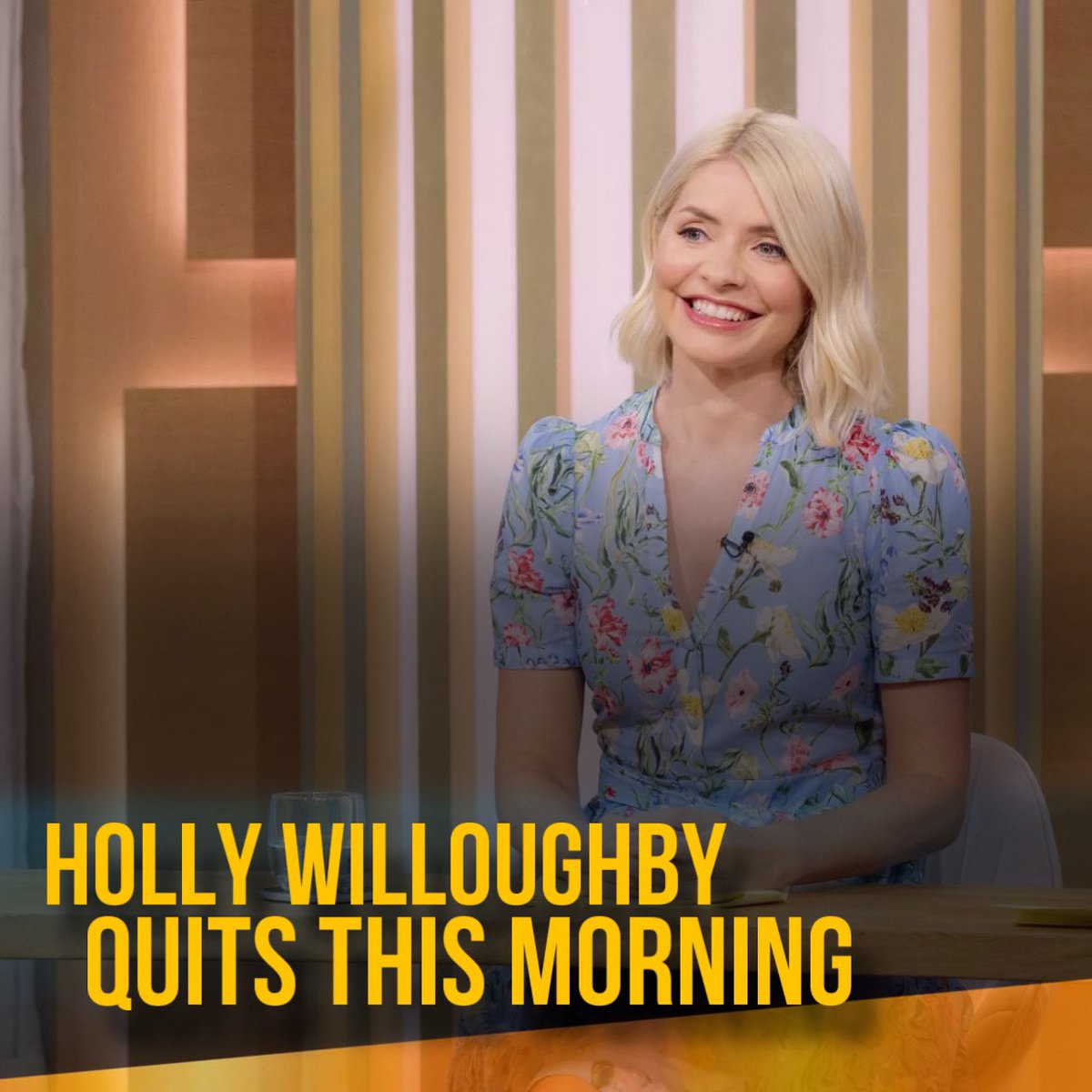 uktvupdates's tweet photo. BREAKING: #HollyWilloughby has quit #ThisMorning https://t.co/aPDnpqwnLv