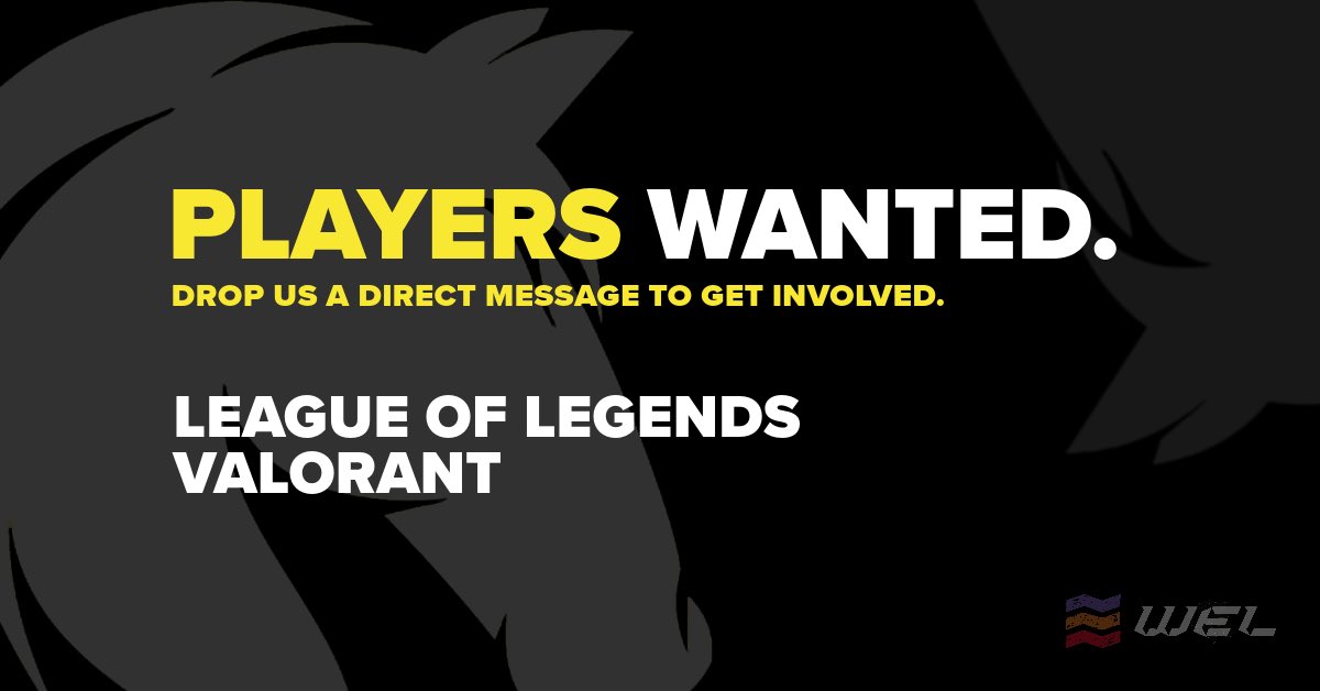 We’re on the look out for some new players! 👀
If your interested in either of the games below, drop us a DM to get involved!