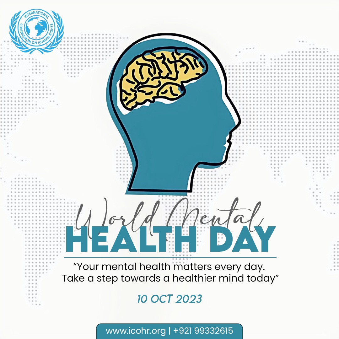 icohr99's tweet photo. On this #MentalHealthDay, let us stand together to prioritize and support mental health for all. As Chairman of the International Commission On Human Rights, I emphasize the importance of this day.  Mental health is a fundamental human right. #HumanRights https://t.co/ANojDJcHbr