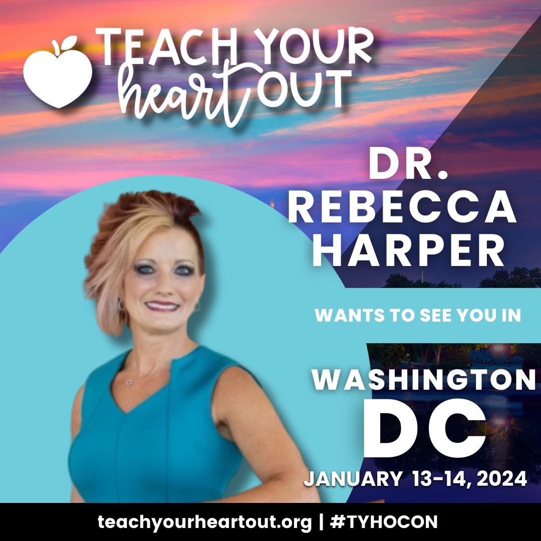 Headed to DC for the Teach Your Heart Out conference in January! #TYHO2024
