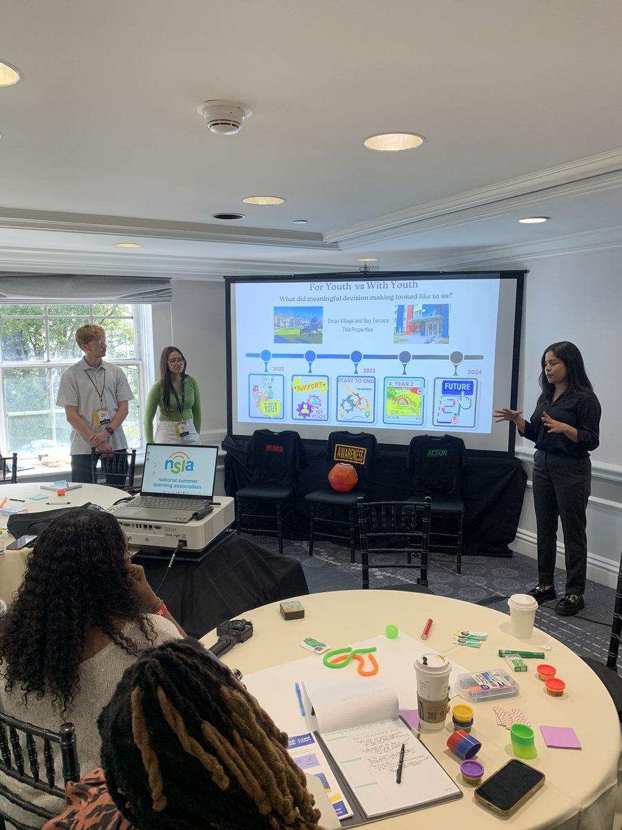 summerlearning's tweet photo. No better way to support #youthvoices than a youth-led session here at the #summerlearningsummit 🙌🏽 Thank you to our presenters from @UW, Washington Expanded Learning Opportunities Network, and @SeedsofPeace #youthagency #partnerships https://t.co/U4WLXzc7qV