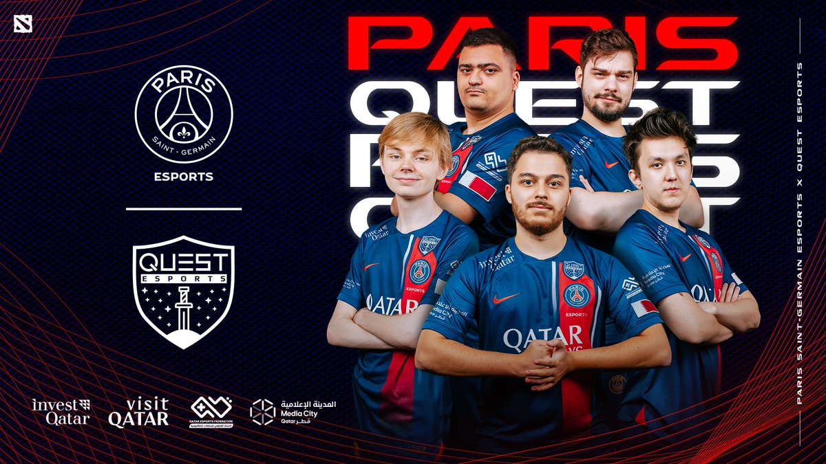 DOTA 2 FANS, PSG IS BACK!

We are proud to announce our return to the #Dota2 scene through an exciting partnership with the Qatar based team @questesports_  

Please give a warm welcome to PSG Quest 🔴🔵