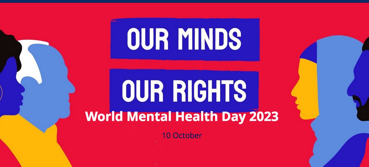 Recognizing today, October 10th, as World Mental Health Day -- learn more: who.int/campaigns/worl…