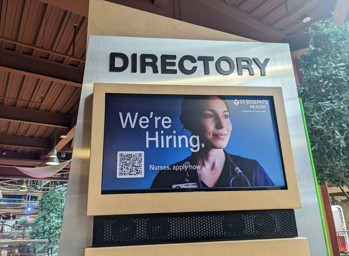 St. Joseph's Health (@stjosephshealth) on Twitter photo Job fair alert! 📝
When: Wednesday, October 11, from 2 pm – 6 pm
Where: Destiny USA, The Canyon <a href="/destinyusa/">Destiny USA</a>
Job Fair Details: bit.ly/3qkh8a1
We are hiring for traditional nursing positions & on-site vRN positions using innovative technology & a team-based care model. Job fair alert! 📝
When: Wednesday, October 11, from 2 pm – 6 pm
Where: Destiny USA, The Canyon <a href="/destinyusa/">Destiny USA</a>
Job Fair Details: bit.ly/3qkh8a1
We are hiring for traditional nursing positions & on-site vRN positions using innovative technology & a team-based care model.