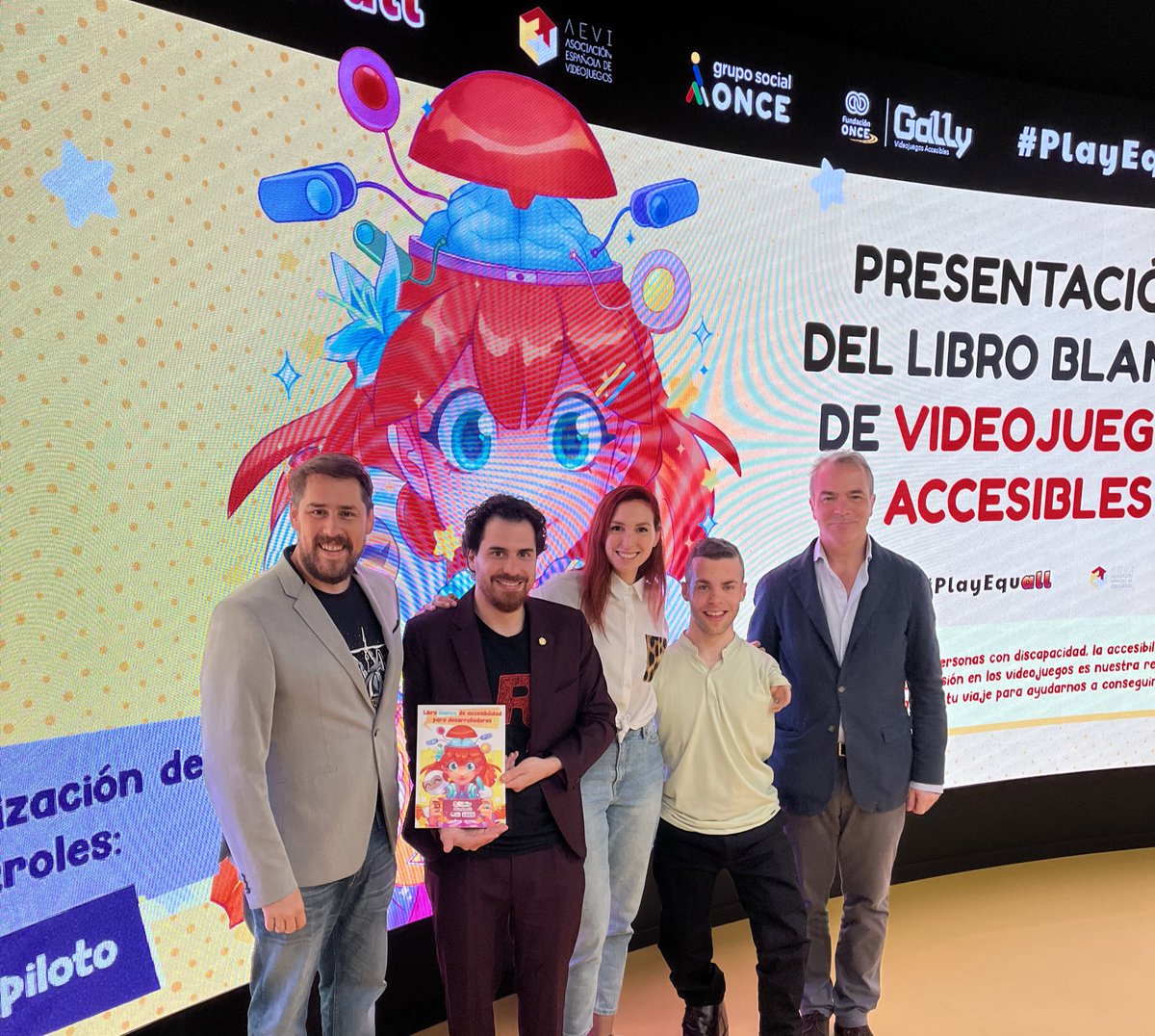 We got a special mention for our gaming Accessibility white paper in <a href="/GA_Conf/">The Game Accessibility Conference</a> it is an honour. Thank you 🙌🏻 to share about our work. <a href="/Fundacion_ONCE/">Fundación ONCE</a> <a href="/videojuegosAEVI/">AEVI</a> <a href="/ArtMonedero/">Arturo Monedero ➡️ BIG</a> #Ga11y in USA🥲

You can download the English version of our white paper here:biblioteca.fundaciononce.es/publicaciones/…
