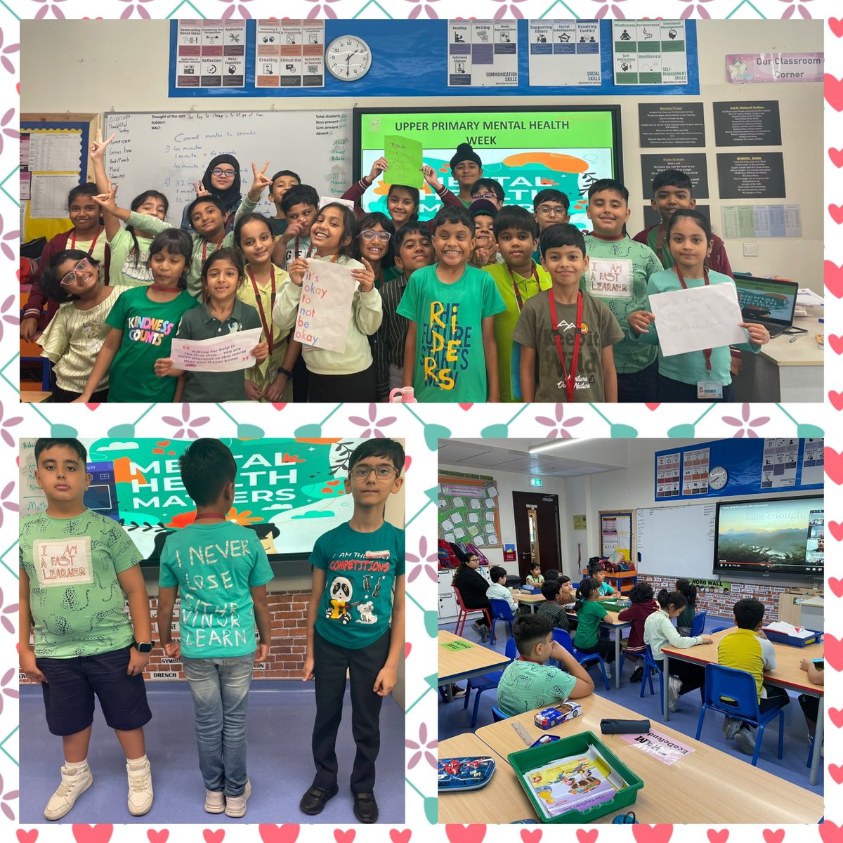 Venessa D'souza (@venessadsouza2) on Twitter photo "Your mental health is your priority” Students of 3G at NMS dressed in green prioritize their mental health by promising to inspire themselves by 2 Minute MORNING positive affirmation routine every day.
<a href="/ShettySampoorna/">Sampoorna Shetty</a> <a href="/SwetaChakravar4/">Sweta Chakravarty</a>
<a href="/nmsprimary/">GNMS_PrimaryGeNext</a> "Your mental health is your priority” Students of 3G at NMS dressed in green prioritize their mental health by promising to inspire themselves by 2 Minute MORNING positive affirmation routine every day.
<a href="/ShettySampoorna/">Sampoorna Shetty</a> <a href="/SwetaChakravar4/">Sweta Chakravarty</a>
<a href="/nmsprimary/">GNMS_PrimaryGeNext</a>