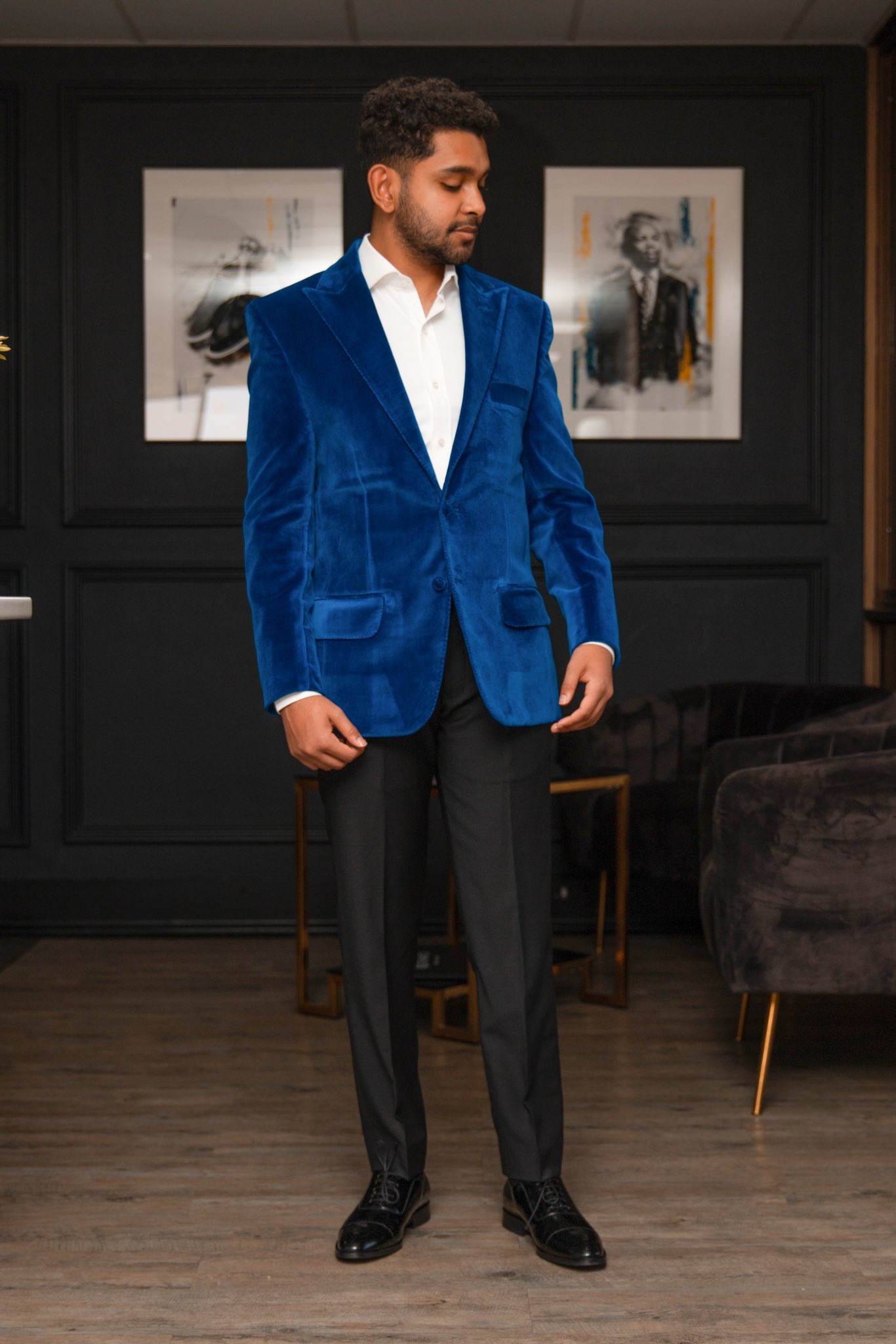 Frame velvet suit deals