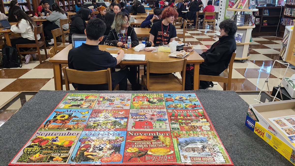 KHS_MediaCenter's tweet photo. First complete on to the next puzzle which is Harry Potter themed. https://t.co/3tX0RT0WqY