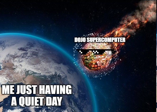 DojoSupercomp's tweet photo. There is no time like $DOJO time.

#DOJO $DOJO #DOJOSUPERCOMPUTER https://t.co/ffJ9VoyMCx