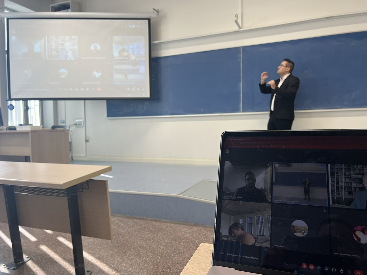 Francesc Pozo (@fpozo) on Twitter photo Last Friday, October 6th, Ph.D. student from <a href="/codalab_upc/">CoDAlab</a>, <a href="/JerssonXLeon/">Jersson Xavier Leon-Medina</a>, defended his doctoral thesis, under the supervision of <a href="/fpozo/">Francesc Pozo</a> (<a href="/EEBE_UPC/">EEBE</a>, <a href="/la_UPC/">Universitat Politècnica de Catalunya (UPC)</a>) and <a href="/TibaduizaBurgos/">Diego Alexander Tibaduiza Burgos</a> (<a href="/UNALOficial/">Universidad Nacional de Colombia</a>). Congratulations! Last Friday, October 6th, Ph.D. student from <a href="/codalab_upc/">CoDAlab</a>, <a href="/JerssonXLeon/">Jersson Xavier Leon-Medina</a>, defended his doctoral thesis, under the supervision of <a href="/fpozo/">Francesc Pozo</a> (<a href="/EEBE_UPC/">EEBE</a>, <a href="/la_UPC/">Universitat Politècnica de Catalunya (UPC)</a>) and <a href="/TibaduizaBurgos/">Diego Alexander Tibaduiza Burgos</a> (<a href="/UNALOficial/">Universidad Nacional de Colombia</a>). Congratulations!