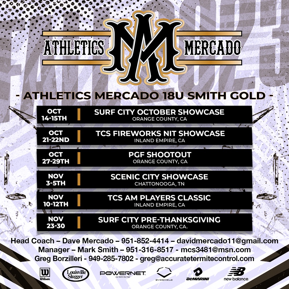 I am very excited to get back on the field with my new team @AthleticsMerca3. Here is our fall schedule. Come watch us play! @MercadoAcademy @CoachTarr @lglasoe @VictoriaHayward @CGano8 @SisBates22