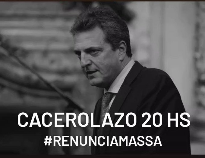 Hoy 20Hrs #RenunciaMassa 
#CACEROLAZO